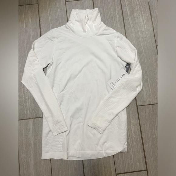 Athleta Tops - NWT Athleta Flurry Blizzard Rib Turtleneck, White, size L